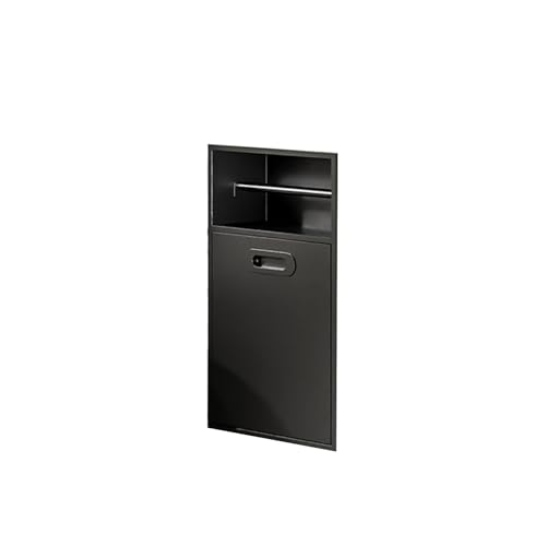 Porte-papier toilette encastrable étanche en acier inoxydable 304 pour rangement mural