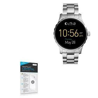 BoxWave Screen Protector Compatible with Fossil Q Marshal - ClearTouch Crystal (2-Pack), HD Film Skin - Shields from Scratches