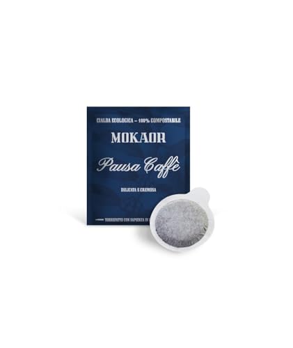 Mokaor - Confezione 50 Cialde - Pausa Caffè - ESE 44mm - migliore cialda ITQI BRUXELLES