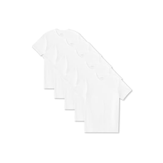 Pact Men's Organic Cotton 5-Pack Crew Tees