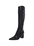Marc Fisher Womens Retie Knee-High Boots, Black, Size 9.0