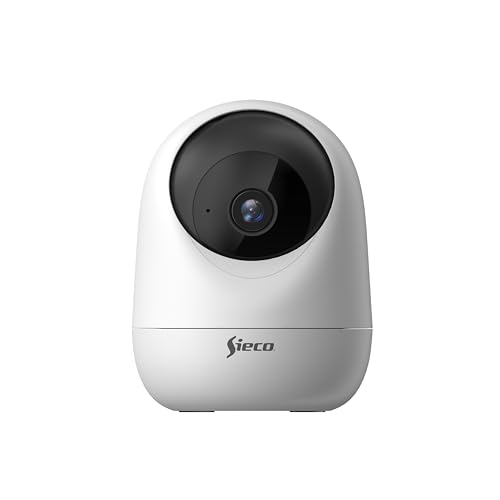 Sieco Câmera de Segurança IP Wi-Fi S33, Resolução 3MP (2048x1536)...