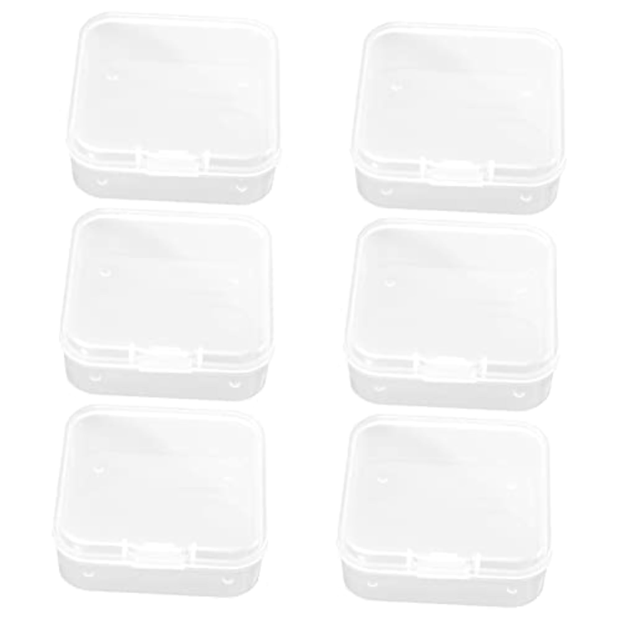 6pcs Nail Sequins Organizer Case Travel-friendly Holder