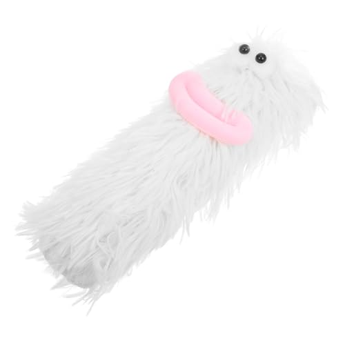 GANAZONO ペットのぬいぐるみ枕 ティーザー 小さい 猫のおもちゃぬいぐるみ ひっかき ファジー猫のおもちゃ 猫のおもちゃの枕 キャットニップ枕 猫の枕 ぬいぐるみ、PP綿、イヌハッカ 白い