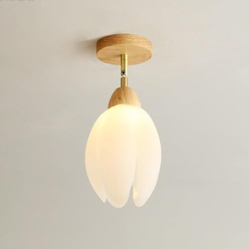 Lámpara de techo de madera minimalista para dormitorio pasillo y cocina
