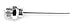 Legacy, AG901-3-BG-GRA, Air Gun Needle Nozzle, 1/8 MNPT, 3 in L