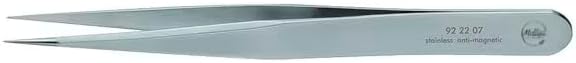 Tweezers, Anti-Mag, Needle, Straight, 4-1/2, Mfr: 92 22 07-A