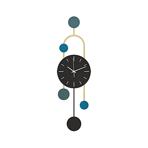 Reloj de pared silencioso diseño moderno metálico