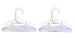 Brittany's American Co. 24 Durable White Hangers Compatible with 18 Inch Girl Doll Clothes