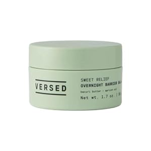 Versed Sweet Relief Night Mask + Face Balm – Intensive Overnight Moisturizing Face Mask for Redness Relief, Dry Skin and Moisture Barrier Repair – Soothing & Vegan Facial Skin Care Mask (1.7 oz)