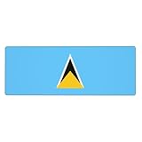 Matériau de haute qualité : fabriqué à partir de tissu 100 % polyester avec une base en caoutchouc de 3 mm d'épaisseur, ce tapis de souris assure durabilité, confort et une surface antidérapante, offrant une plate-forme stable pour votre souris et clavier.