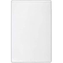 StoreSMART - Peel & Stick Pocket - 6" x 9 1/2" Open Short Side - 20-Pack - Clear Vinyl Plastic - STB109S-20