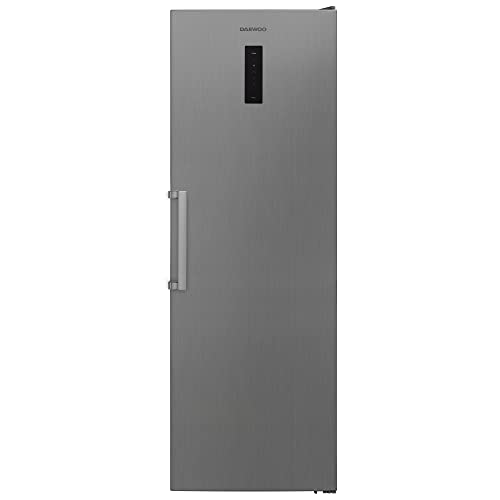 Daewoo FLN390ELR0ES - frigorífico 1 puerta, altura 186 cm, color Inox Look, capacidad 390 L, tecnología No Frost. Clasificación Energética E