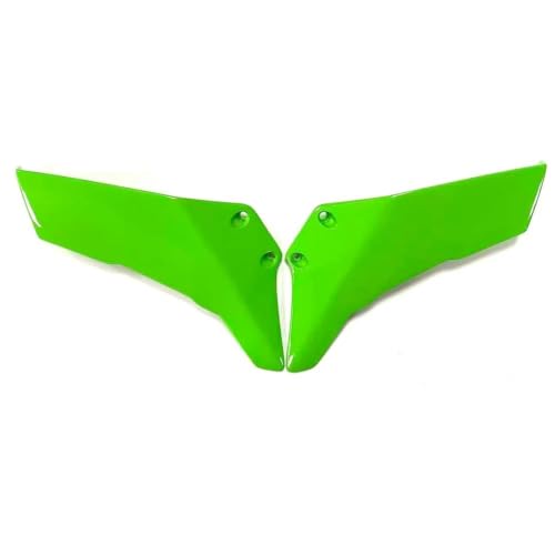 Kit fixe becquet d'aile de carénage haut de gamme style décoratif vert pour moto Kawasaki ZX-6R