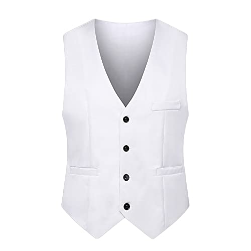 DESIGN---Gilet monopetto in puro colore. Si abbina bene a camicie, blazer, pantaloni e scarpe di pelle.