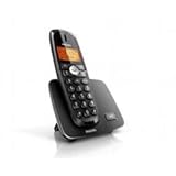cordless philips shaver Schnurloses Telefon mit Anrufer-ID-Anzeige in Anruferinnerung - DECTGAP - Schwarz