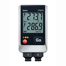 Testo Temperature logger Model No / 175 T3 temperature measuring range(-50 °C to +1,000 °C),Accuracy ±0.5 °C (-50 to +70 °C),Storage temperature(-20 to +55 °C),long battery life,USB cable,Pharma-image-29