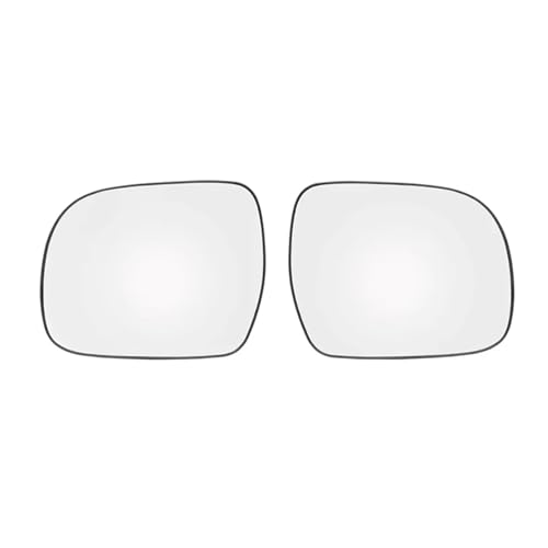 Verre rétroviseur gauche chauffé avec plaque pour Lexus RX 2003-2008 et Hilux
