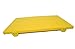 Tagliere in polietilene professionale giallo 60x40x2 con fermi