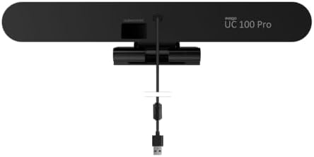 IMAGO UC100PRO Webcam with Speakers and Microphone - Echo Cancellation & Noise Reduction - 94° View for Meeting/Online Classes/Zoom/YouTube image 4