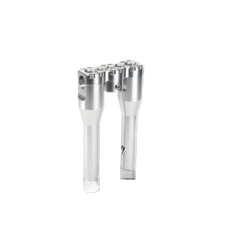 Fixations riser guidon moto 25mm CNC en T pour Dyna Street Bob Softail Sportster