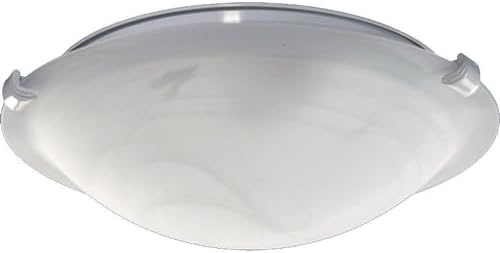 Quorum 1129-806, Faux Alabaster Glass Light Kit, White