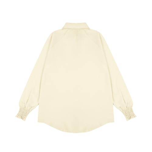 Girls Button Down Shirts Kids Long Sleeve Casual Collared Dress Shirts School Uniform Blouse Tops with Pocket4