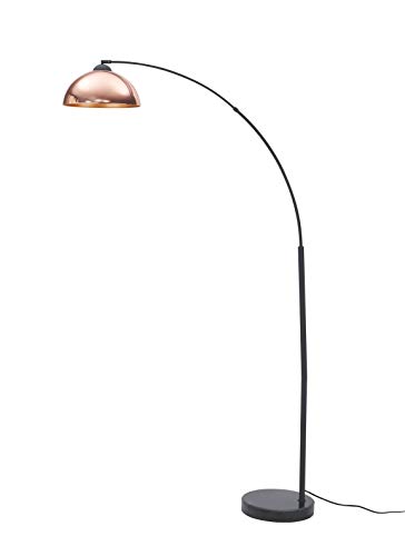 Cheapest 🛒 Archiology Modern Arc Floor Lamp, Metal Dome Shade with Glossy White Interior Rose Gold Standing Lamp - Adjustment Floor Lamp Perfect for Living Room Reading Bedroom Office (79) Up To 50% OFF Archiology Modern Arc Floor Lamp, Metal Dome Shade with Glossy White Interior Rose Gold Standing Lamp - Adjustment Floor Lamp Perfect for Living Room Reading Bedroom Office (79)