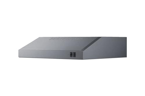 Summit HC20SSADA 20" ADA Compliant, Under Cabinet Convertible Range Hood, Top or Rear Exhaust, Two-Speed Fan, Charcoal/Aluminum Mesh Filter, Rocket Switch, TAA Compliant (Stainless Steel)