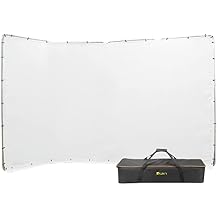 13.1-Foot Portable Panoramic Chroma Key Backdrop Screen White
