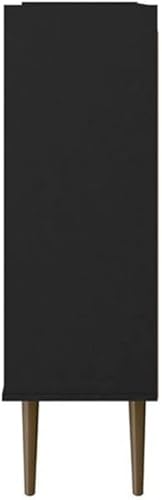 Miniatura 5 de Manhattan Comfort Armario moderno de mediados de siglo de 45.5 pulgadas para oficina en casa y sala de estar, incluye 4 compartimentos ocultos con