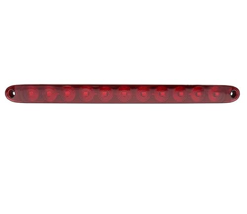 Feu stop troisième lampe de chargement arrière centrale toit cabine camion remorque LED rouge