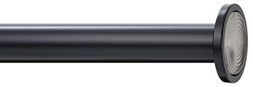 Ivilon Tension Curtain Rod - Spring Tension Rod For Windows Or Shower, 24 To 36 Inch. Black #TOP3