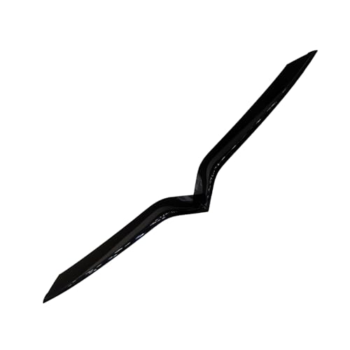 Image of ABS Piano Black Front Grille Trim for Tesla Model X 2016-2020 | Front Grille Insert Molding Trim1PCS, Shields Front Grille Surface From Scratches, Dustproof & Easy To Clean