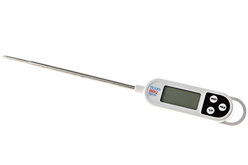 Texas BBQ Ninja Digital Food Thermometer with Probe - Professional and Accurate Kitchen, Cooking, Barbecue Tool - Lifetime Guarantee