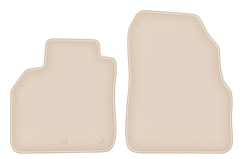 Tapis de voiture Scenic II velours beige pour remplacer des tapis auto avant usés