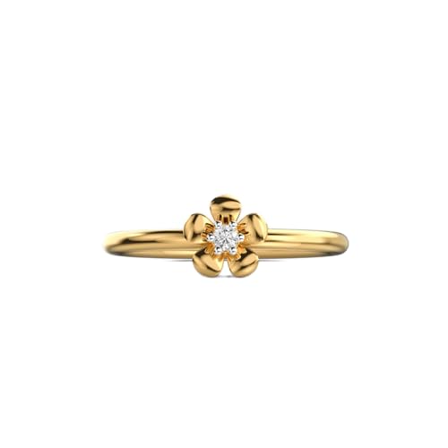Bague solitaire argent 925 anti-ternissement moissanite durable