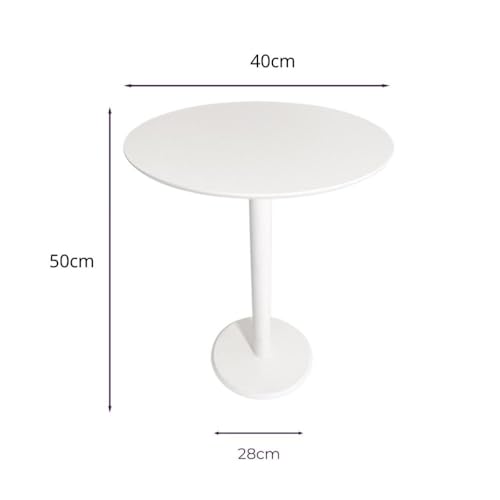 Mesa Monopé Redonda 40cm Branco