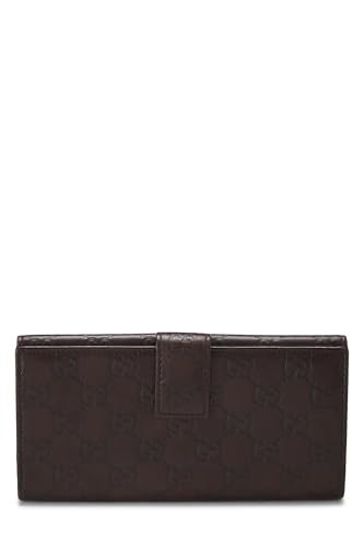 Pre-Loved Brown Guccissima Continental Wallet, Brown3