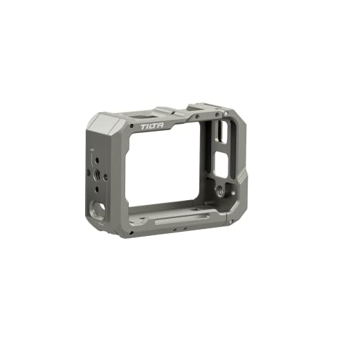TILTA Gabbia completa per GoPro HERO11 con filettature da -20 e ricevitori Cold Shoe - TA-T42-FCC-TG grigio