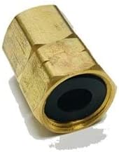 Compression Adapter, Brass, 3/8 x 3/8-In. Female
