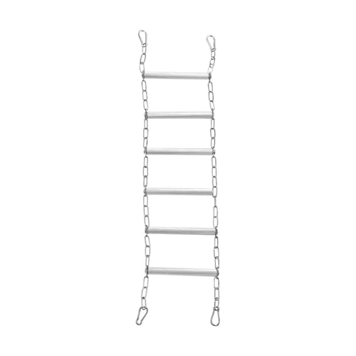 Parrots Grinding Scratchers Perch Cage Mount Bird Ladder Cage Toy Rod Swing Exercise Toy Grinding Perch Supplies Stainless Steel