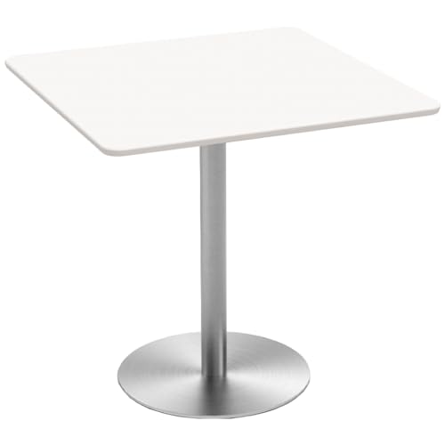 家具のAKIRA カフェテーブル 食卓テーブル 四角 ホワイト