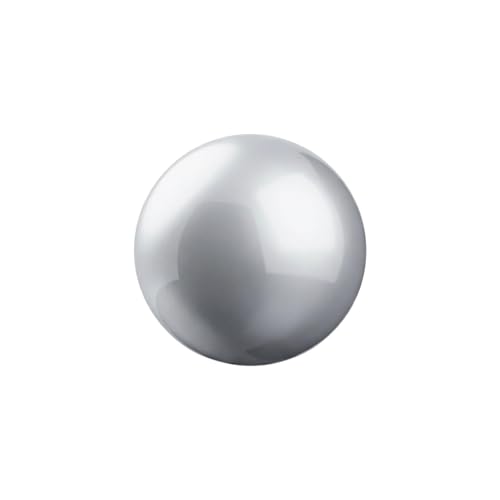 Image of SANWA Small Trackball 34mm /1.34in, Replacement Ball for Logitech M575, M570, MX Ergo, ELECOM, Kensington, Perixx, and Other Compatible Trackball Mice, Glossy Silver