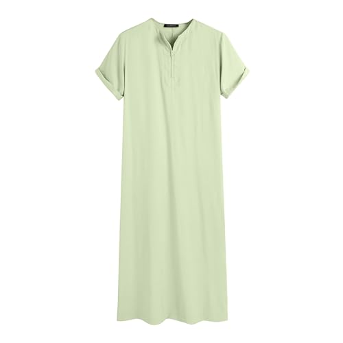 Abaya hommes musulman grande taille ample et confortable - 4