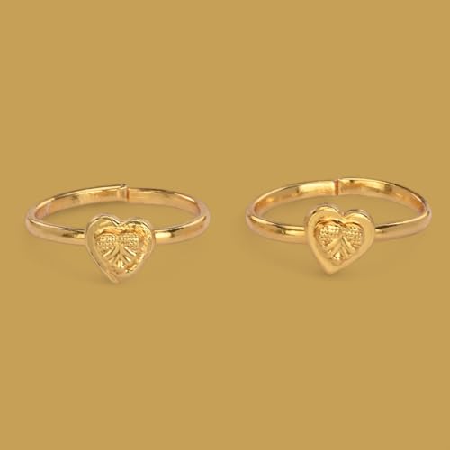 Adjustable Plated Toe Rings - Fashionable Accessories