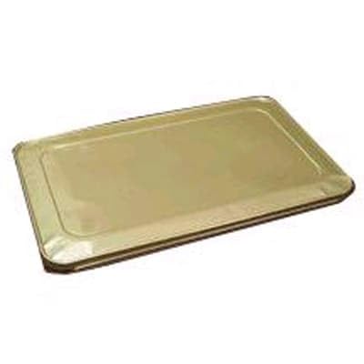 Pactiv Y112045DG Gold Aluminum Foil Full Size Pan Lid - 80 / CS