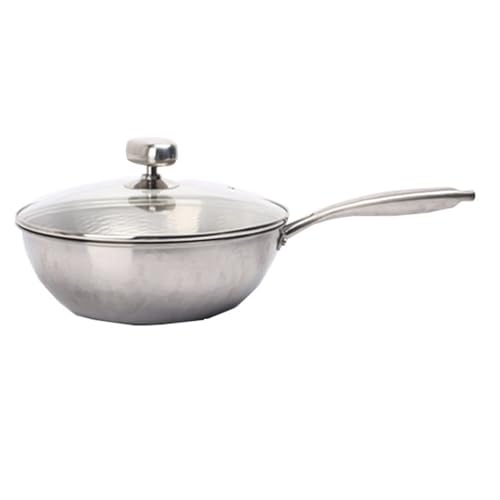Wok antiadherente de cerámica y titanio con tapa 30cm miniatura 1