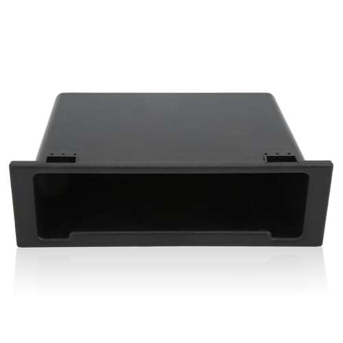 Boîte de rangement pour autoradio 1 Din avec vide-poche et mallette pour tableau de bord