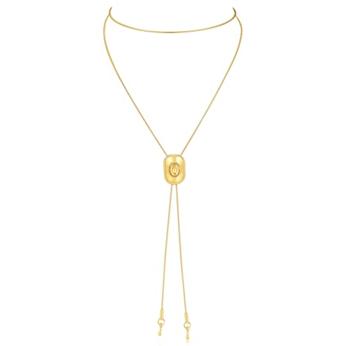 Cowgirl Necklace Gold Cow Hat Necklaces for Women Cowgirl Jewelry Gift Set